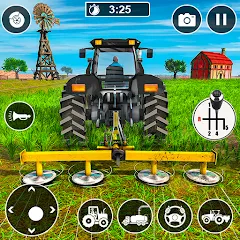 Взлом Real Tractor Driving Games (Риал Трактор Драйвинг Геймс)  [МОД Все открыто] - полная версия apk на Андроид