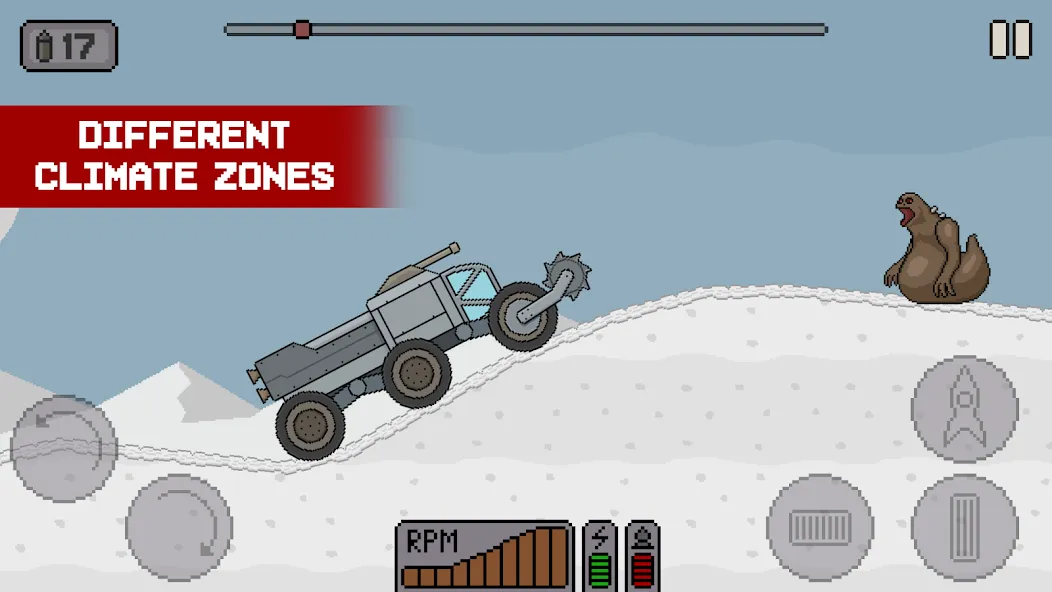 Death Rover: Space Zombie Race (Дэт Ровер)  [МОД Много монет] Screenshot 3