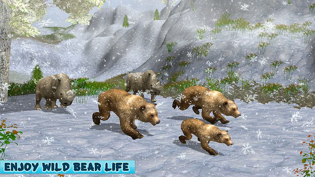 Polar Bear Family Survival  [МОД Бесконечные деньги] Screenshot 5