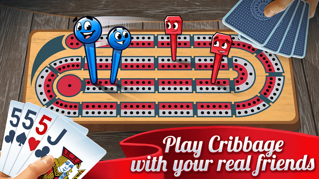 Ultimate Cribbage: Card Board (Ультимат Криббедж)  [МОД Много монет] Screenshot 1