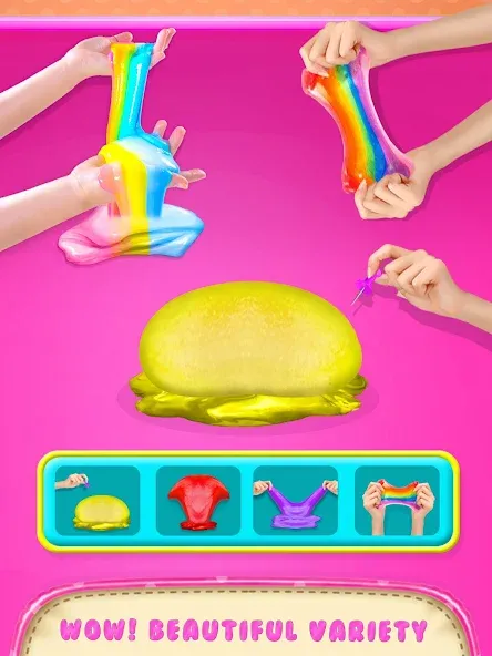 Make Fluffy Slime Maker Game  [МОД Menu] Screenshot 4