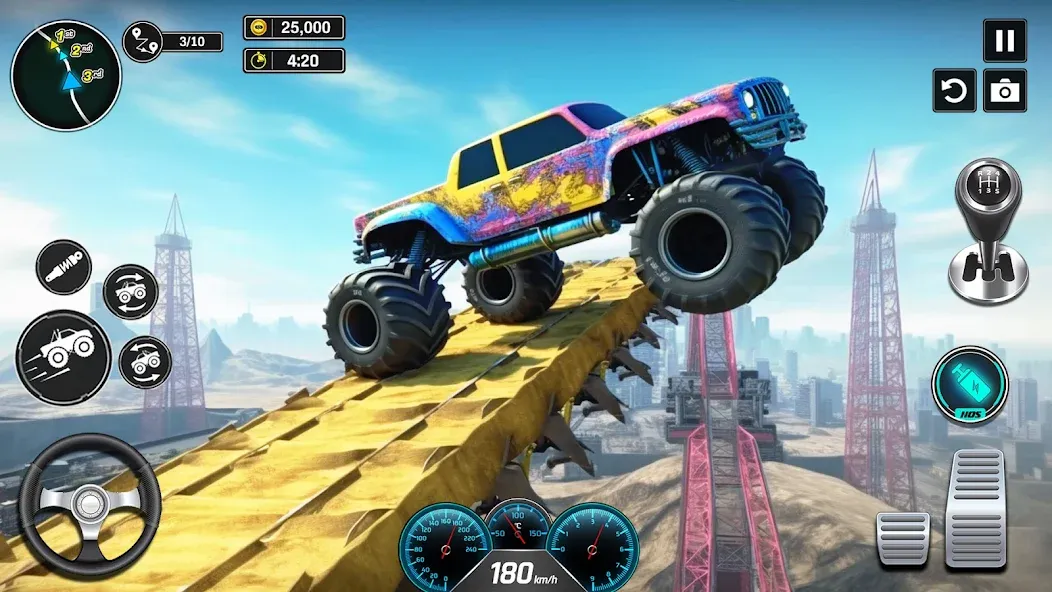 Monster Truck Games- Car Games  [МОД Menu] Screenshot 2