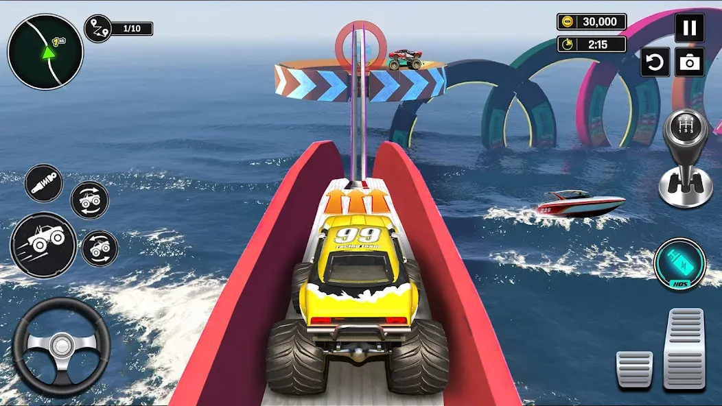 Monster Truck Games- Car Games  [МОД Menu] Screenshot 4