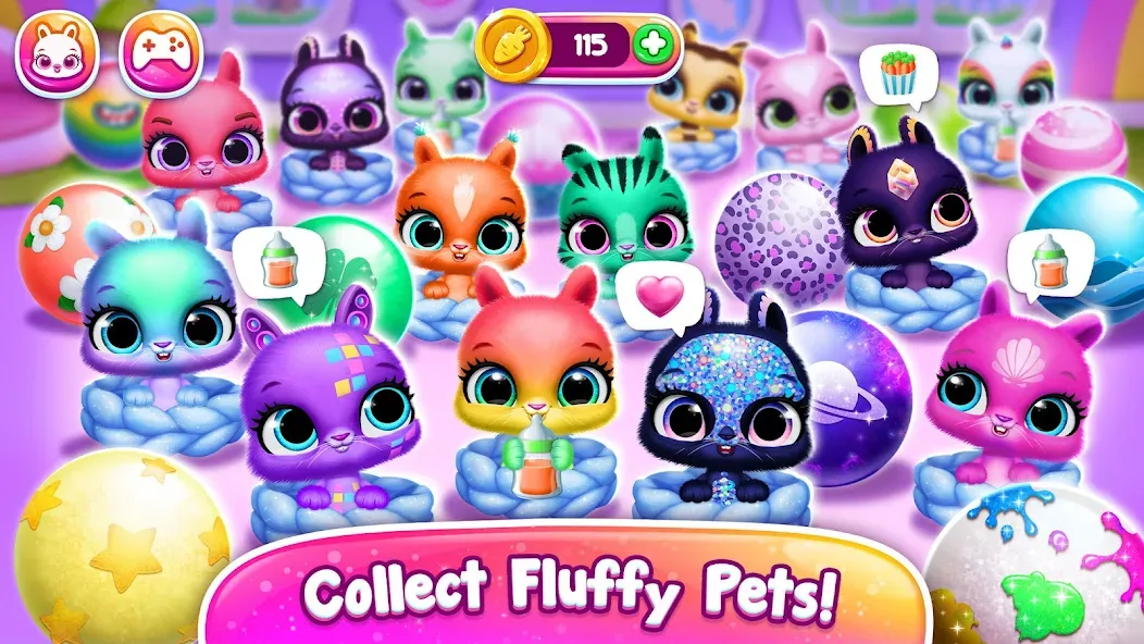 Bunnsies - Happy Pet World (Баннсиз)  [МОД Бесконечные деньги] Screenshot 4