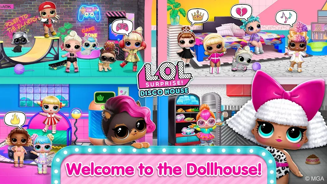 L.O.L. Surprise! Disco House  [МОД Бесконечные деньги] Screenshot 2