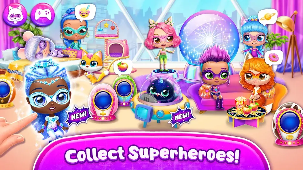 Power Girls - Fantastic Heroes  [МОД Mega Pack] Screenshot 1