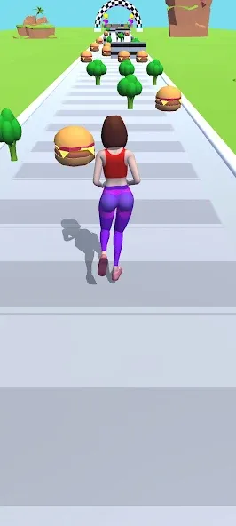 Twerk Race 3D: Belly Body Run (Тверк Рейс 3D)  [МОД Unlimited Money] Screenshot 1