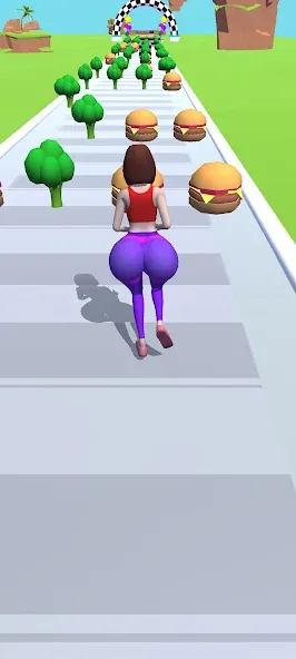 Twerk Race 3D: Belly Body Run (Тверк Рейс 3D)  [МОД Unlimited Money] Screenshot 2