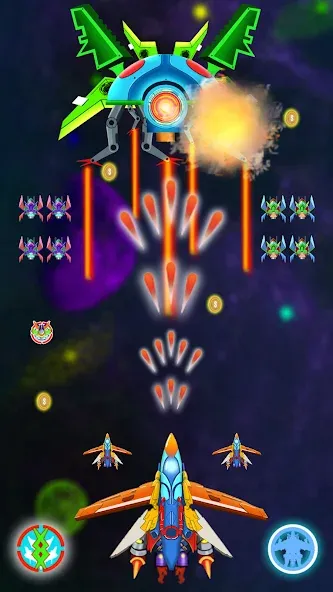 Galaxy Shooting: Alien Attack (Гэлэкси Шутинг)  [МОД Unlocked] Screenshot 4