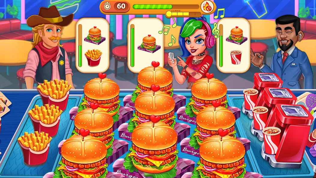 Cooking Max: Restaurant Games (Кукинг Макс)  [МОД Много денег] Screenshot 4