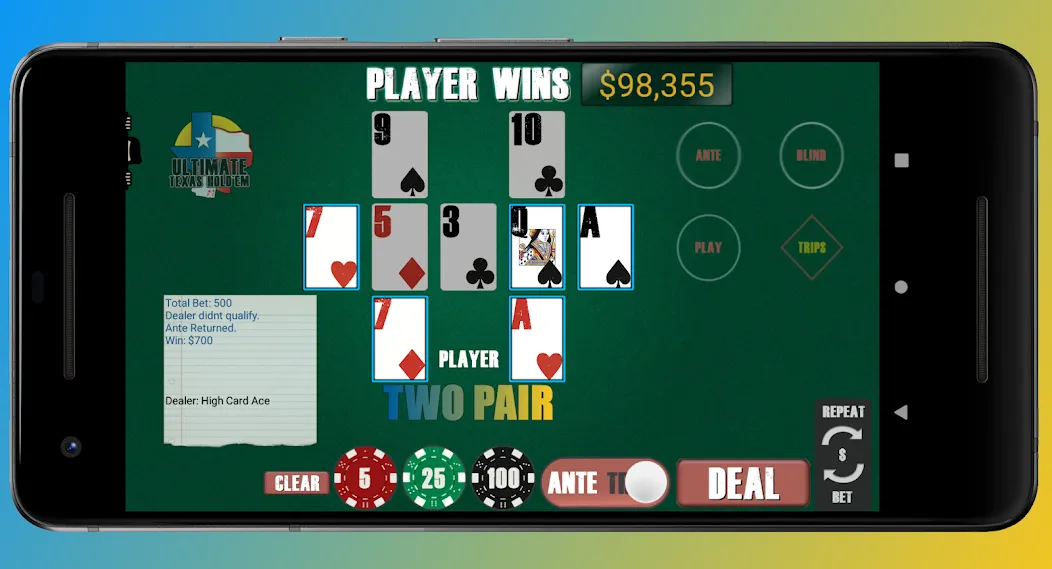 Texas Ultimate Holdem (Техасский Ультимейт Холдем)  [МОД Меню] Screenshot 1