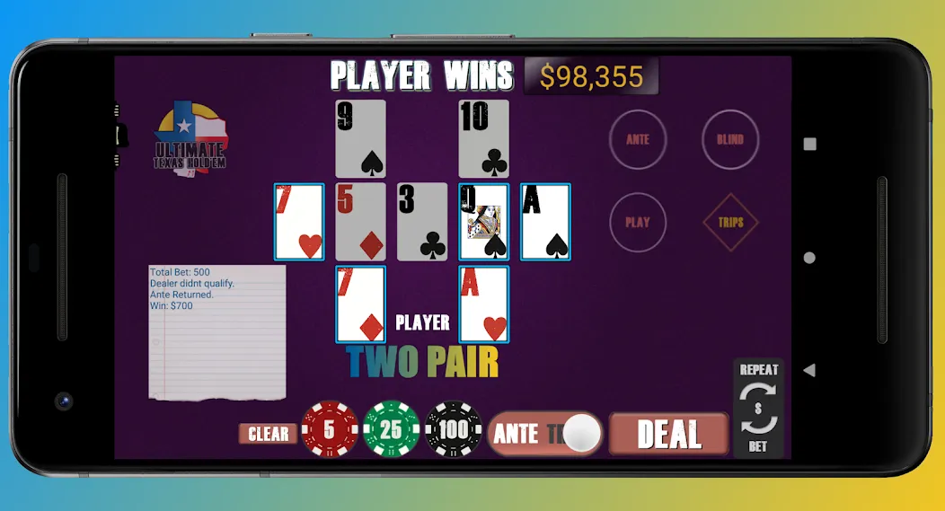 Texas Ultimate Holdem (Техасский Ультимейт Холдем)  [МОД Меню] Screenshot 2