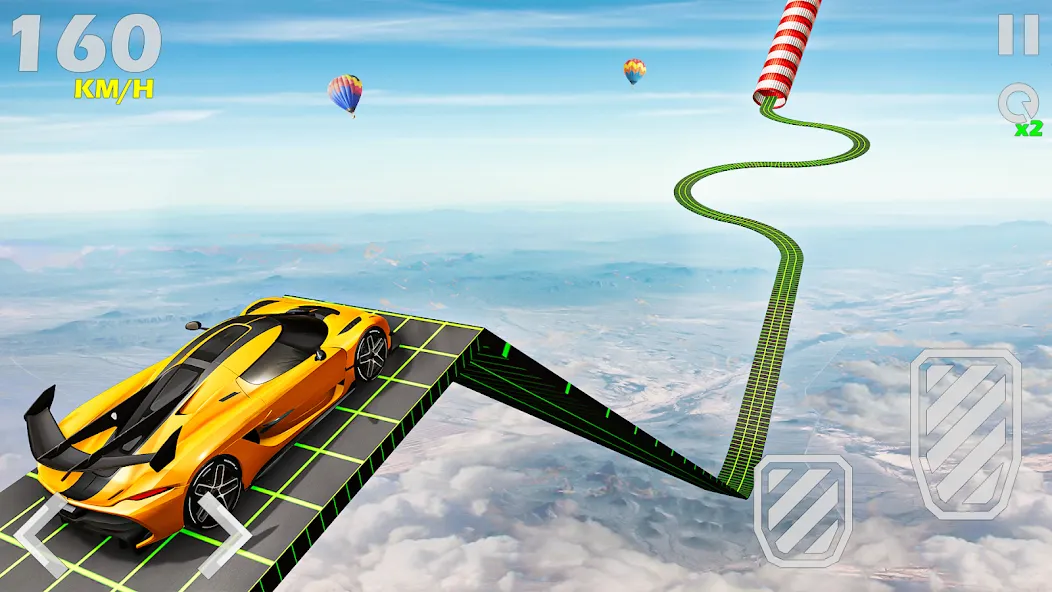 Mega Ramp Car Games Car Stunts  [МОД Mega Pack] Screenshot 4