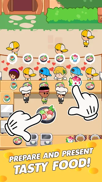 Food Fever: Restaurant Tycoon (Фуд Фивер)  [МОД Menu] Screenshot 3