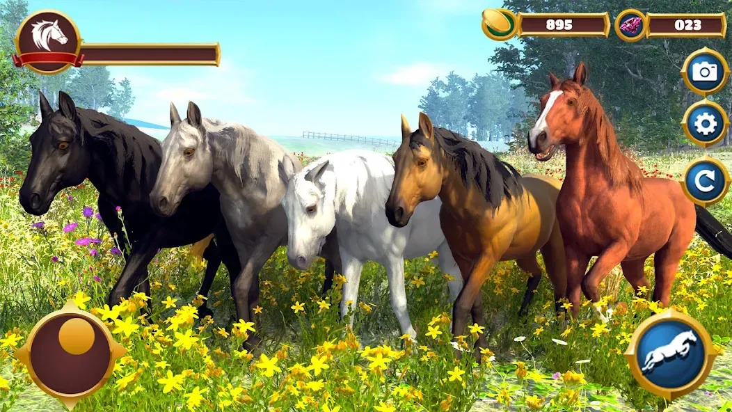 Virtual Horse Family Simulator  [МОД Menu] Screenshot 2