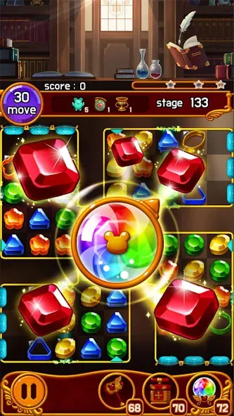 Jewel Magic Castle (Джуэл Мэджик Кэсл)  [МОД Бесконечные монеты] Screenshot 1