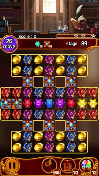 Jewel Magic Castle (Джуэл Мэджик Кэсл)  [МОД Бесконечные монеты] Screenshot 2