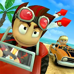 Взломанная Beach Buggy Racing (Бич Багги Рейсинг)  [МОД Unlocked] - полная версия apk на Андроид