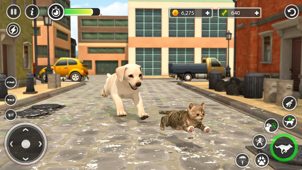 Dog Simulator Pet Dog Games 3D  [МОД Много монет] Screenshot 4