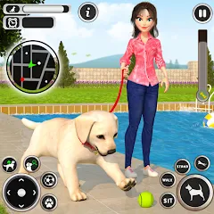 Скачать взлом Dog Simulator Pet Dog Games 3D  [МОД Много монет] - последняя версия apk на Андроид