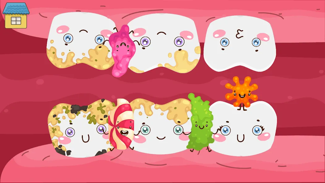 Funny Teeth kids dentist care!  [МОД Menu] Screenshot 5