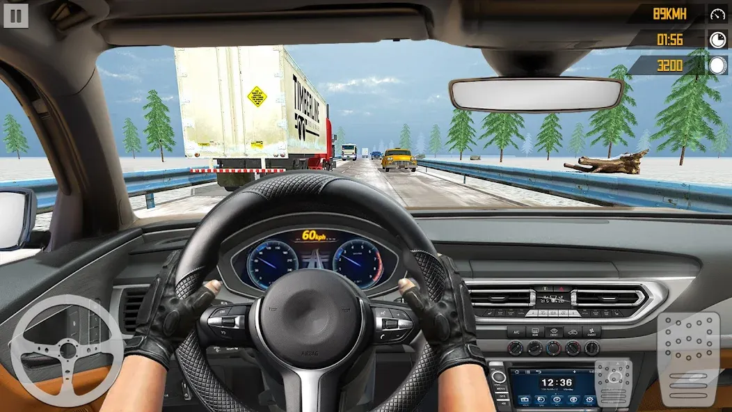 VR Traffic Racing In Car Drive (ВР Трафик Гонки на Автомобиле Вождения)  [МОД Все открыто] Screenshot 5