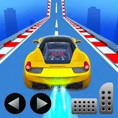 Взломанная Ramp Car Stunt Challenge (Рамп Кар Стант Челлендж)  [МОД Меню] - полная версия apk на Андроид