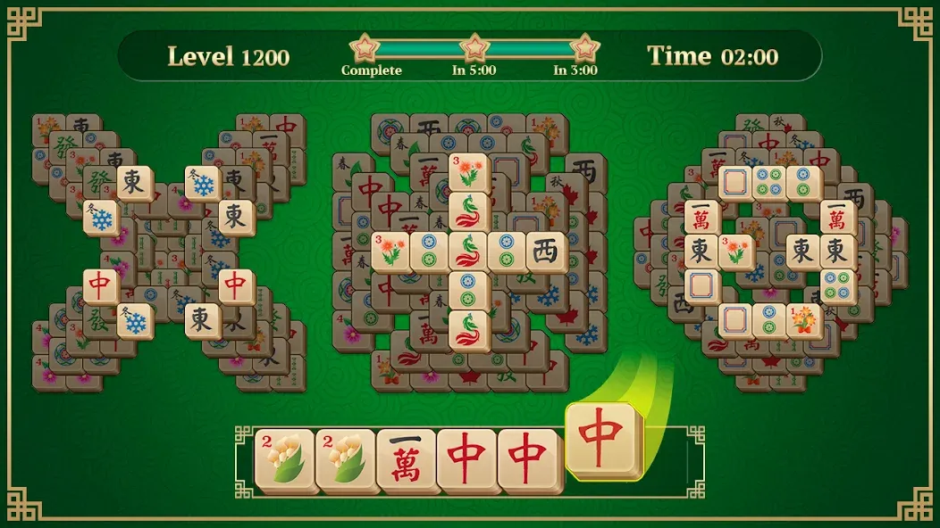 Mahjong Solitaire: 3 Tiles (Маджонг Классик)  [МОД Бесконечные деньги] Screenshot 1