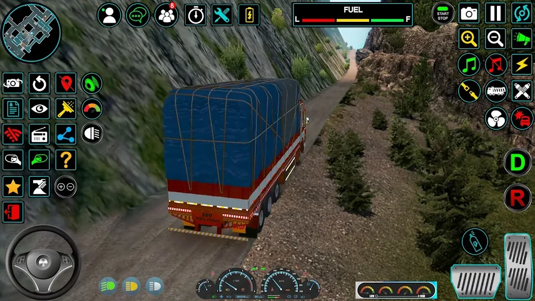 Indian Truck Offroad Cargo Sim (Индийский грузовик   )  [МОД Меню] Screenshot 3