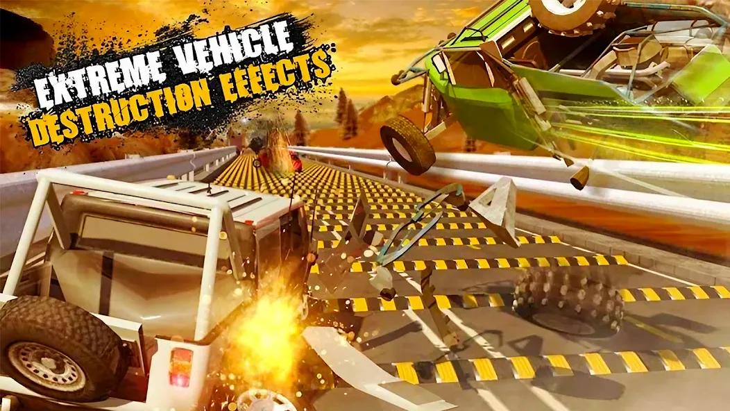 Car Crash Speed Bump Car Games  [МОД Много денег] Screenshot 2