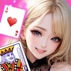 Скачать взломанную Sexy solitaire girls: ani card (Сэкси солитер девушки)  [МОД Mega Pack] - стабильная версия apk на Андроид