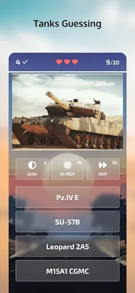 Guess the War Vehicle? WT Quiz (Вар Тандер Квиз)  [МОД Бесконечные монеты] Screenshot 1