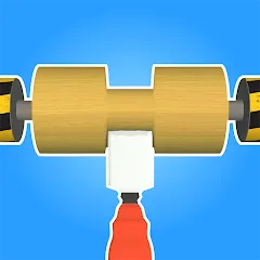 Скачать взлом Lathe 3D: Wood Carving Offline (Токарный станок 3D)  [МОД Много денег] - полная версия apk на Андроид