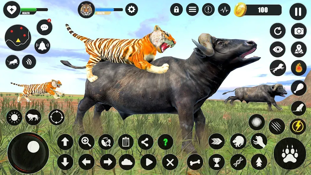 Tiger Simulator Animal Games (Тигровый симулятор  игры с животными)  [МОД Меню] Screenshot 4