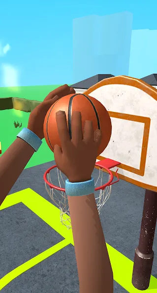 Dribble Hoops (Дрибл Хупс)  [МОД Бесконечные монеты] Screenshot 2