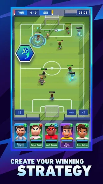 AFK Football: RPG Soccer Games  [МОД Mega Pack] Screenshot 1