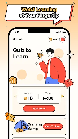 Witcoin: Web3 Play to Learn (Виткоин)  [МОД Mega Pack] Screenshot 1