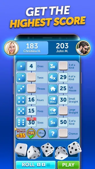 Dice With Buddies™ Social Game (Дайс вместе с друзьями Социальная игра)  [МОД Меню] Screenshot 4