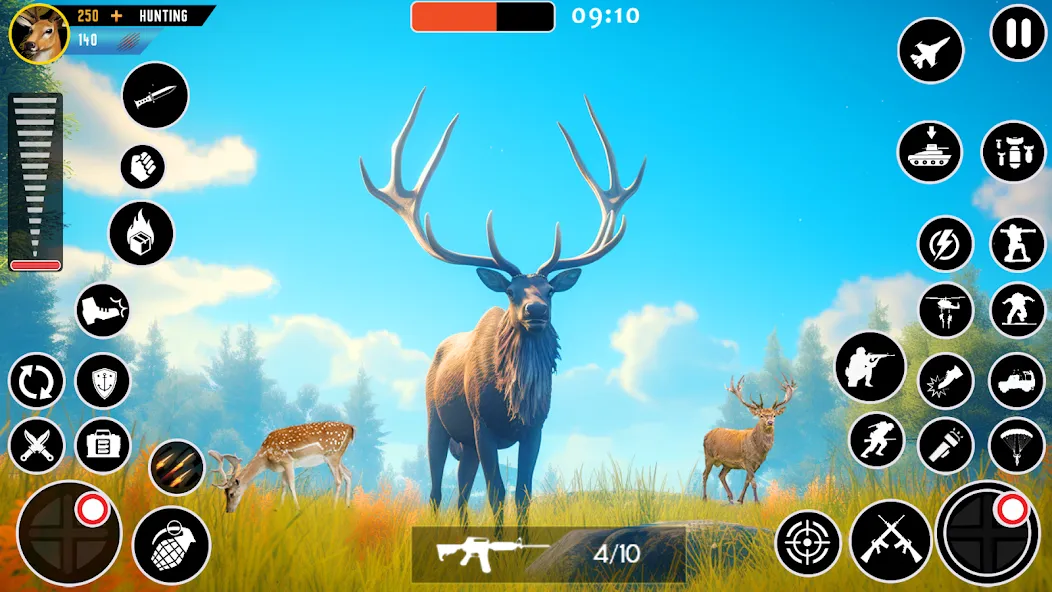 Wild Animal Deer Hunting Games (Охота на диких зверей с оружием  игры)  [МОД Меню] Screenshot 4