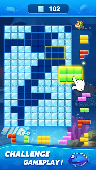 Block Ocean 1010 Puzzle Games (Блок Океан 1010 Головоломки)  [МОД Все открыто] Screenshot 2