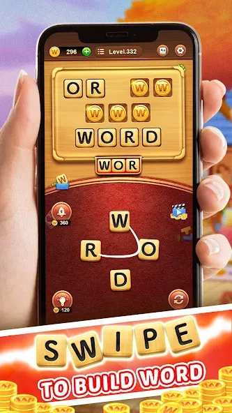 Word Connect (Ворд Коннект)  [МОД Mega Pack] Screenshot 1