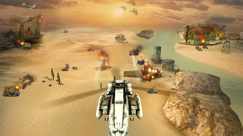 Gunship Strike 3D  [МОД Много денег] Screenshot 1