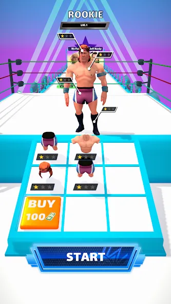 Wrestling Trivia Run (Рестлинг Тривия Ран)  [МОД Много денег] Screenshot 3