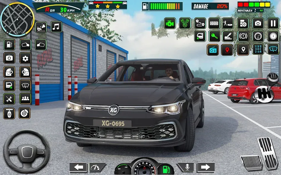 City Car Driving - Car Games (Сити Кар Драйвинг)  [МОД Бесконечные деньги] Screenshot 1