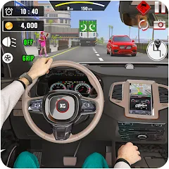 Взломанная City Car Driving - Car Games (Сити Кар Драйвинг)  [МОД Бесконечные деньги] - последняя версия apk на Андроид