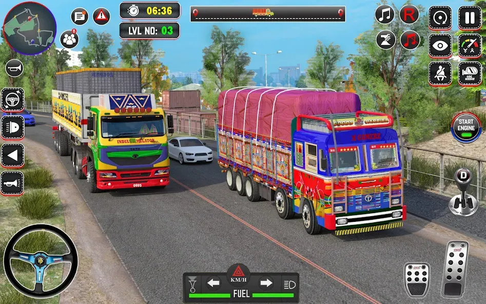 Indian Truck Drive Truck Games (Индийский грузовой симулятор)  [МОД Все открыто] Screenshot 4