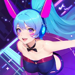 Скачать взломанную Beat Dancing EDM:music game (Бит Дэнсинг ЭДМ)  [МОД Mega Pack] - последняя версия apk на Андроид