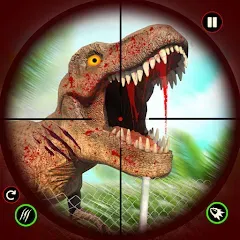 Скачать взлом Dino Hunting Sniper Shooter 3D  [МОД Menu] - полная версия apk на Андроид