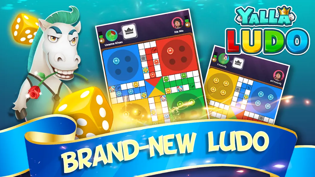 Yalla Ludo - Ludo&Domino (Ялла Лудо)  [МОД Menu] Screenshot 1