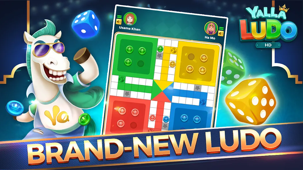 Yalla Ludo HD (Ялла Лудо )  [МОД Unlocked] Screenshot 1